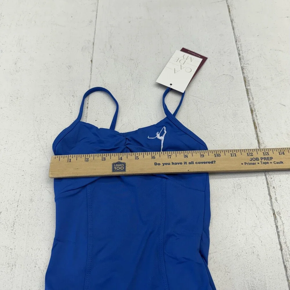 Ballet Rosa Leotard Girls 8 Blue One Piece Academy Grazia Tank Lined Ballet